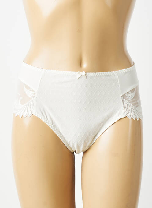 Chilot efect material satinat bej EMPREINTE femme