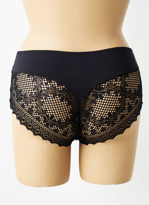 Chilot efect material satinat negru EMPREINTE femme