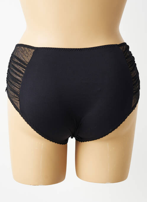 Chilot efect material satinat negru EMPREINTE femme