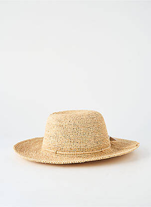Pălărie formă pălărie de paie bej SUN & GREEN femeie