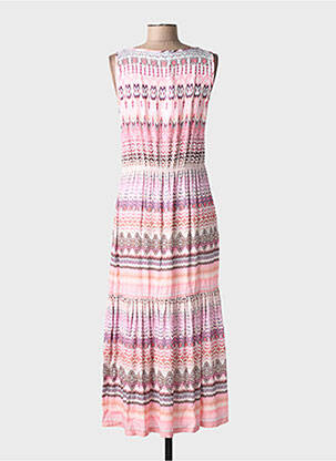 Rochie lungă fără mâneci fără mâneci roz MASSANA femeie