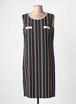 Rochie midi fără mâneci fără mâneci negru TELMAIL femeie