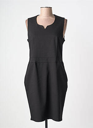 Rochie midi fără mâneci fără mâneci negru GRIFFON femeie