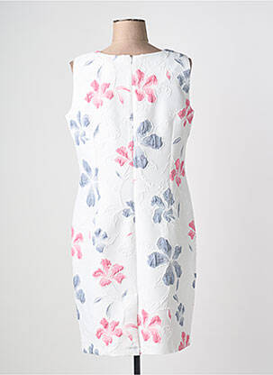 Rochie midi imprimeu floral fără mâneci alb GREGORY PAT femeie