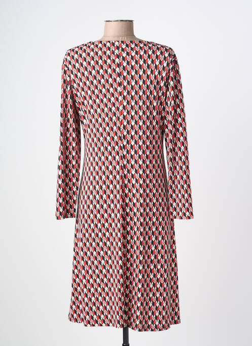 Rochie midi croială fluidă mâneci lungi roșu GEVANA femme