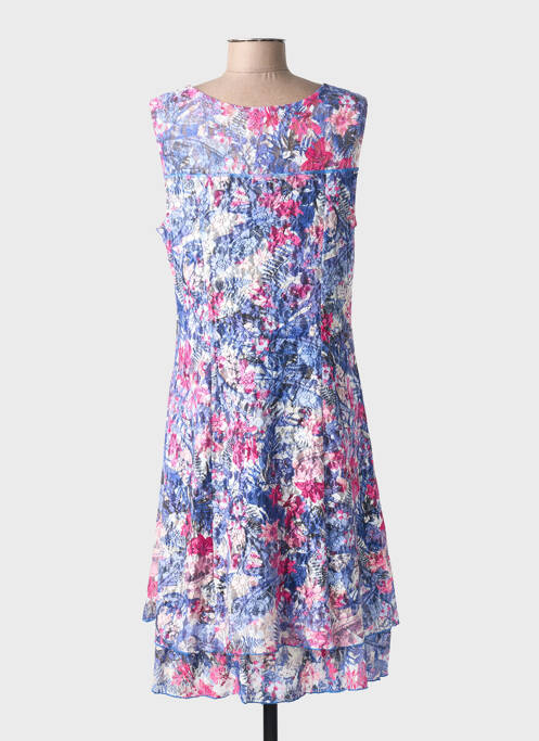 Rochie midi croială fluidă fără mâneci albastru DIANE LAURY femme