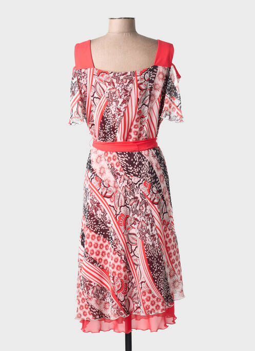Rochie lungă mâneci lungi mâneci lungi roșu JEAN DELFIN femme