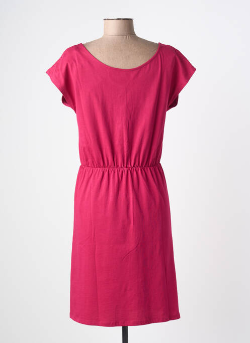 Rochie midi mâneci scurte mâneci scurte roz KATMAI femme