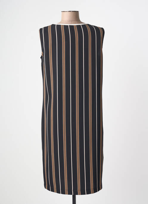 Rochie midi țesătură crep fără mâneci negru TELMAIL femme