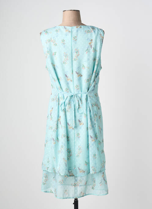 Rochie midi croială fluidă fără mâneci albastru GRIFFON femme