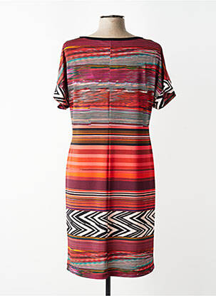 Rochie scurtă mâneci scurte mâneci scurte portocalie TELMAIL femeie
