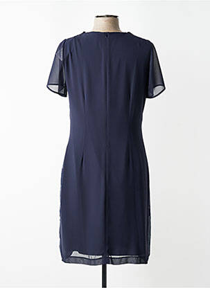 Rochie midi mâneci scurte mâneci scurte albastru FRANCE RIVOIRE femeie