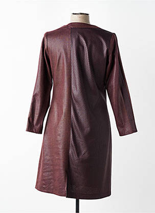 Rochie midi mâneci lungi mâneci lungi roșu FRANCE RIVOIRE femeie