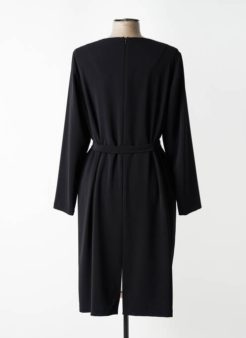 Rochie midi mâneci lungi mâneci lungi negru JEAN DELFIN femme