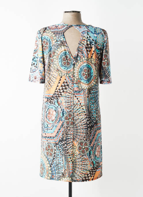 Rochie scurtă mâneci scurte mâneci scurte albastru GEVANA femme