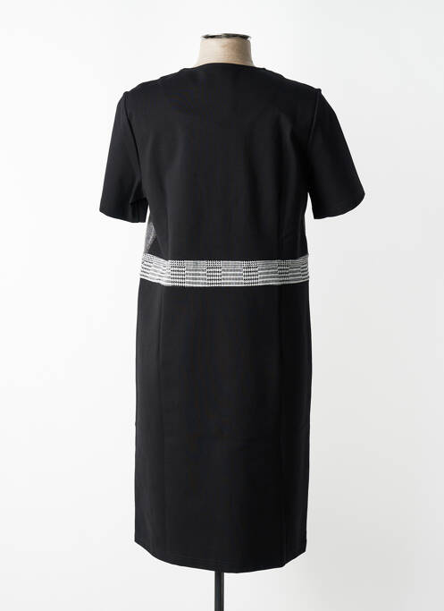 Rochie midi mâneci scurte mâneci scurte negru DIANE LAURY femme