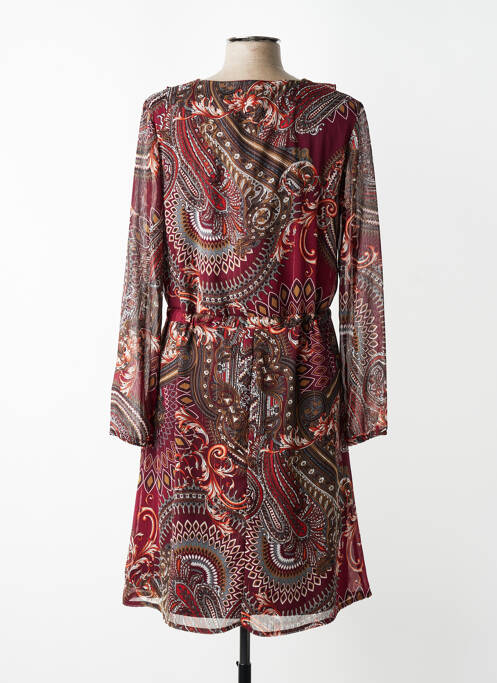 Rochie midi mâneci lungi mâneci lungi roșu DIANE LAURY femme