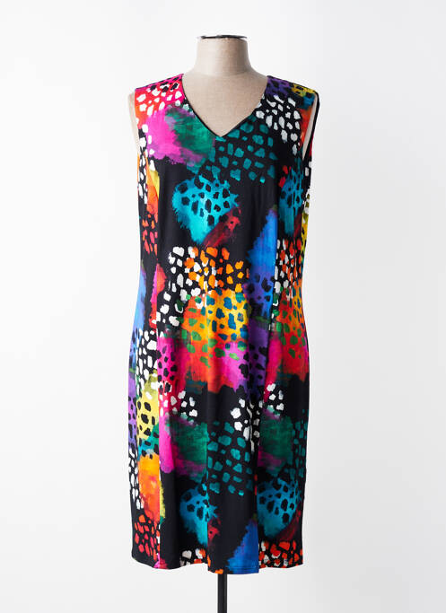 Rochie midi fără mâneci fără mâneci negru GEVANA femme