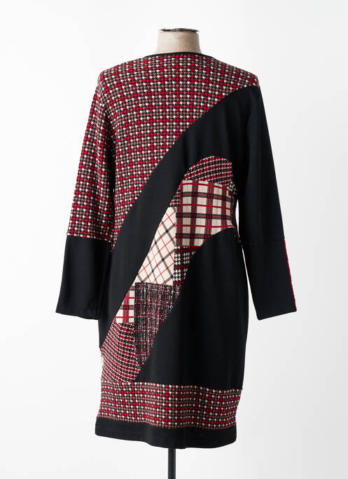 Rochie midi mâneci lungi mâneci lungi negru FRANCE RIVOIRE femme