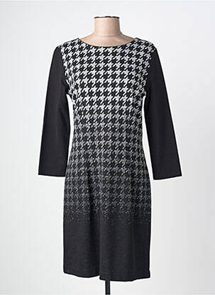 Rochie midi mâneci lungi mâneci lungi negru TELMAIL femeie