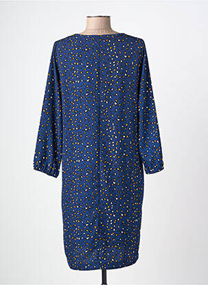 Rochie midi mâneci lungi mâneci lungi albastru TELMAIL femeie