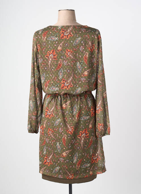 Rochie midi mâneci lungi mâneci lungi verde GRIFFON femme