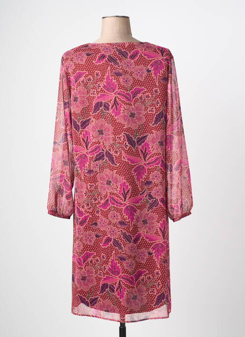 Rochie midi mâneci lungi mâneci lungi roz GRIFFON femme