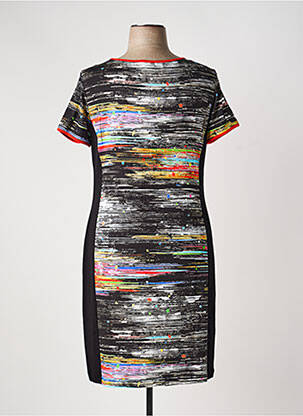 Rochie midi mâneci scurte mâneci scurte negru TELMAIL femeie