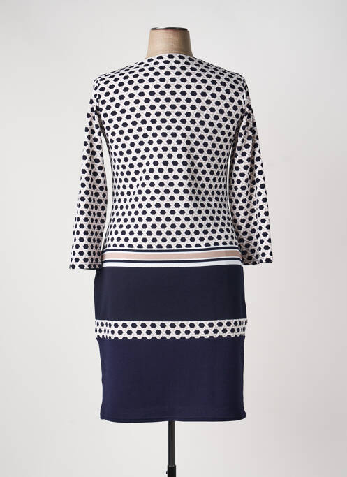 Rochie midi mâneci lungi mâneci lungi negru GEVANA femme