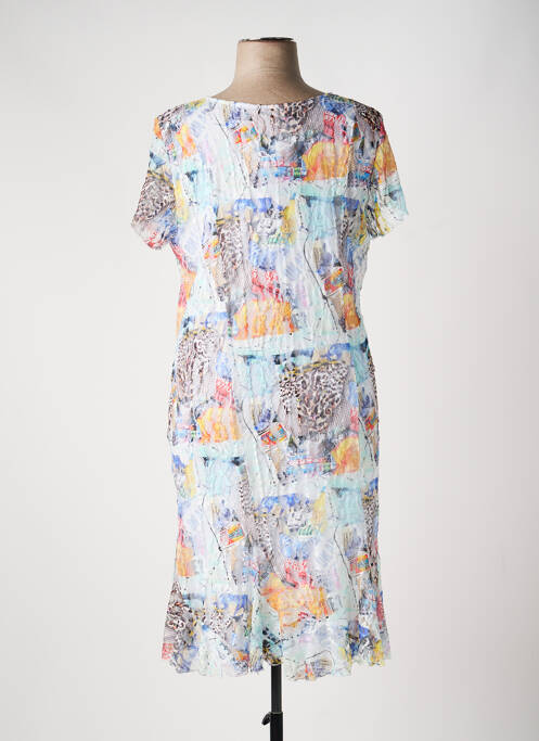 Rochie midi mâneci scurte mâneci scurte albastru TELMAIL femme