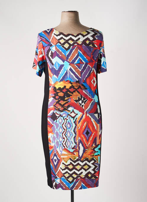 Rochie midi mâneci scurte mâneci scurte portocaliu TELMAIL femme