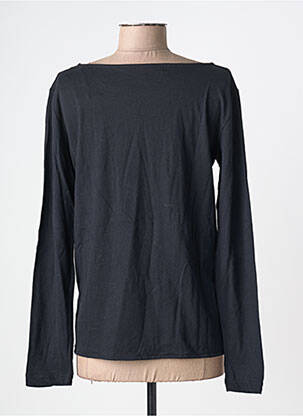 Tricou mâneci lungi mâneci lungi negru MAJESTIC FILATURES femeie