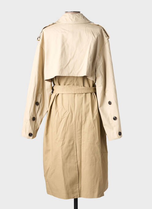 Trench țesătură poplin fără glugă bej BA&SH femme