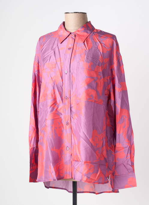 Tunică mâneci lungi guler de bluză roz ESSENTIEL ANTWERP femme