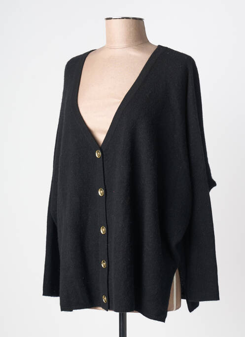 Vestă cu mâneci lungi elasticitate negru ABSOLUT CASHMERE femme