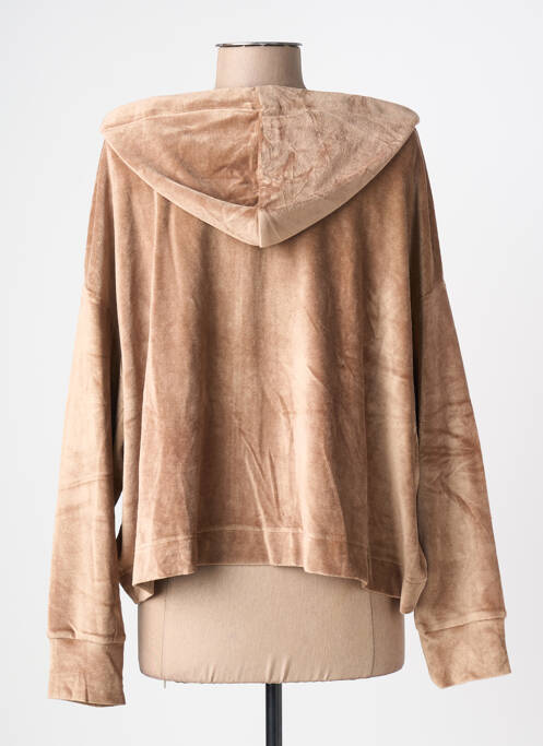 Jachete casual guler rotund maro MAJESTIC FILATURES femme
