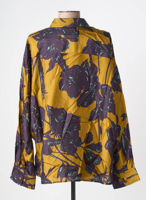Cămașă imprimeu floral mâneci lungi galben ESSENTIEL ANTWERP femme