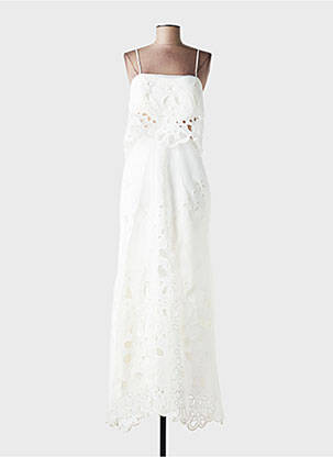Rochie lungă fără mâneci fără mâneci alb BA&SH femeie