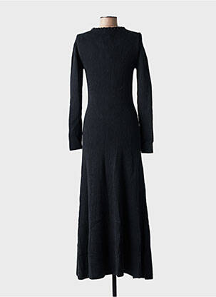 Rochie pulover croială cambrată mâneci lungi negru BA&SH femeie
