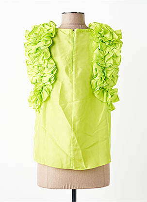 Top mâneci scurte mâneci scurte verde ESSENTIEL ANTWERP femeie