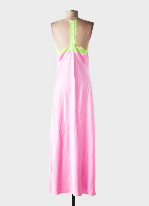 Rochie lungă mâneci cu bretele ajustabile bretele subțiri roz ESSENTIEL ANTWERP femme