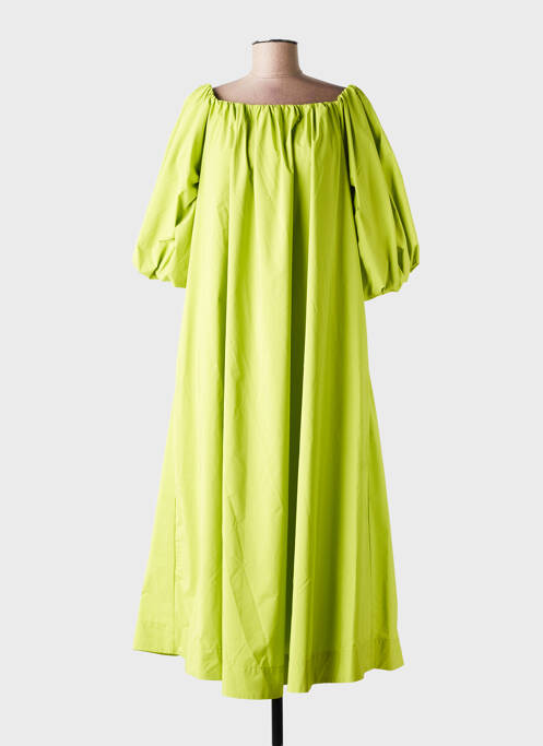Rochie lungă mâneci scurte mâneci scurte verde ESSENTIEL ANTWERP femme