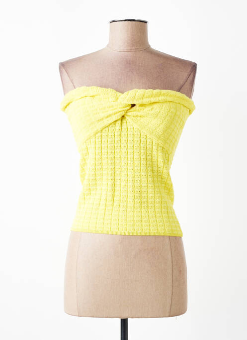 Top croială cambrată fără mâneci galben ESSENTIEL ANTWERP femme