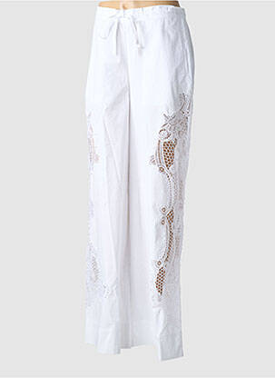 Pantalon drept talie elastică mărime normală alb ESSENTIEL ANTWERP femeie