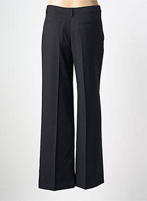 Pantalon drept talie cu cleme talie înaltă negru SESSUN femeie