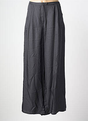 Pantalon larg închidere cu fermoar sub clapetă cu nasturi mărime normală gri AMERICAN VINTAGE femeie