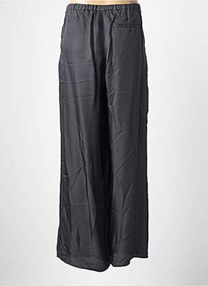 Pantalon larg închidere cu fermoar sub clapetă cu nasturi mărime normală gri AMERICAN VINTAGE femeie