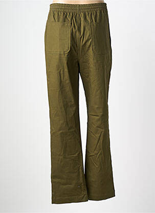 Pantalon drept țesătură poplin mărime normală verde ESSENTIEL ANTWERP femeie
