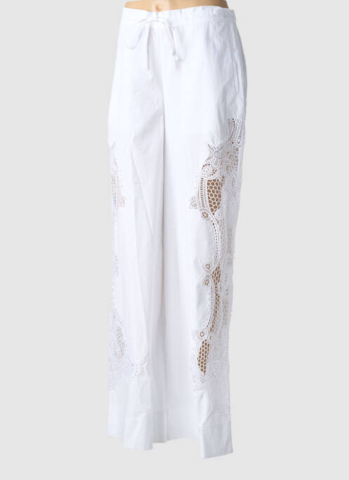 Pantalon drept talie elastică mărime normală alb ESSENTIEL ANTWERP femme