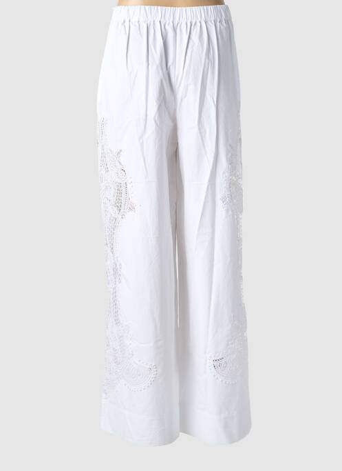 Pantalon drept talie elastică mărime normală alb ESSENTIEL ANTWERP femme